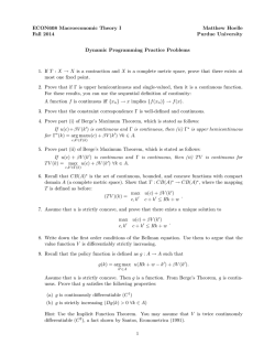 Dynamic Programming - Matthew Hoelle Home