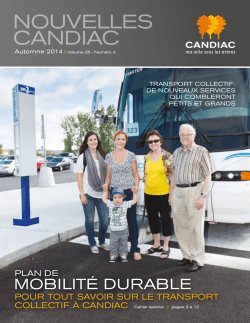 Nouvelles Candiac - Automne 2014 (PDF)