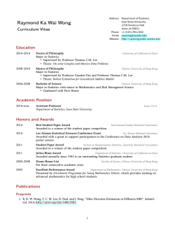 here - raymond wong - Iowa State University