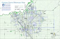 Fresno-Clovis Bikeways Map - Council of Fresno County Governments