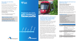 Revitalising Newcastle flyer - Transport for NSW