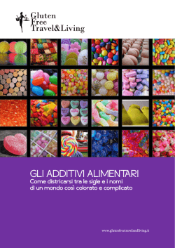 GLI ADDITIVI ALIMENTARI - Gluten Free Travel and Living Gluten
