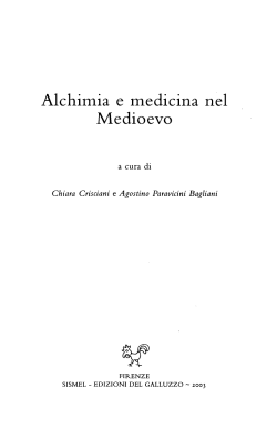 Alchimia e medicina nel Medioevo