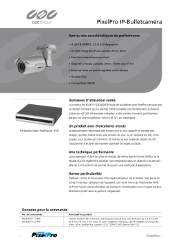 PixelPro IP-Bulletcaméra