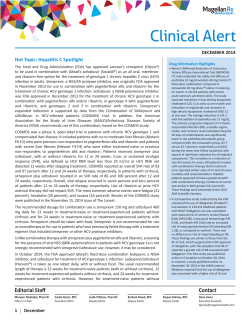 Clinical Alert - Magellan Medicaid Administration