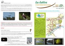 De mai à août 2014 - Loiret Nature Environnement