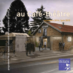 au Café-théâtre - Ville de Thiais