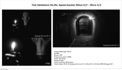 Test Adattatore Ra.Ma. Speed booster Nikon G/F - Micro
