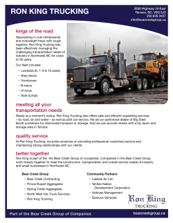 Download the Ron King Trucking business profile