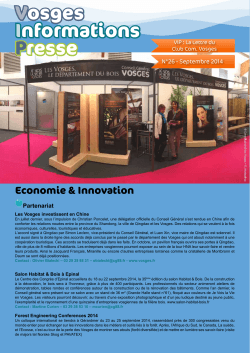 Vosges Informations Presse