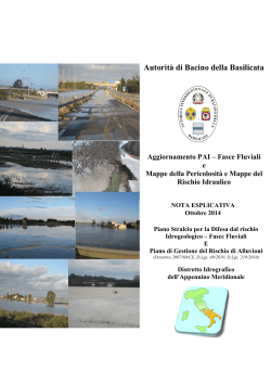 Relazione ottobre 2014 - Autorità di Bacino della Basilicata