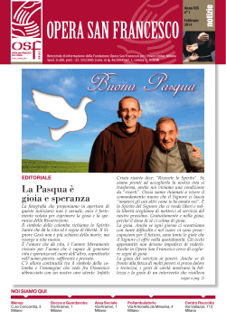 marzo 2014 - Opera San Francesco per i Poveri