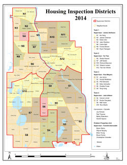 Housing Inspection Districts 2014