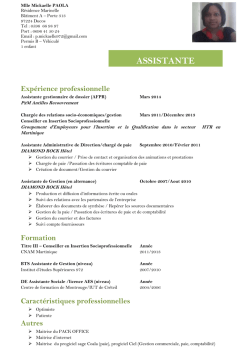 ASSISTANTE - Santé Confort Services