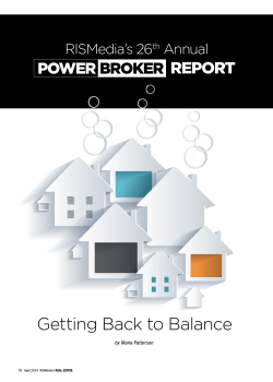 Power Broker Report