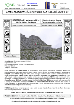 Cima Manera (Cimon del Cavallo) 2251 m