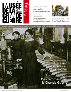 N°1 Des femmes dans la Grande Guerre