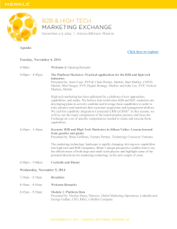Agenda Click here to register Tuesday, November 4, 2014