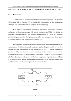 III-1. ANALYSE QUANTITATIVE ET QUALITATIVE DES