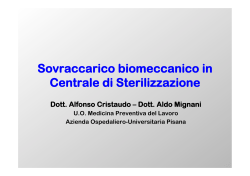 Sovraccarico biomeccanico degli arti superiori in