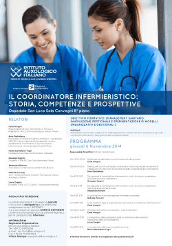 6 Novembre 2014 - Istituto auxologico italiano