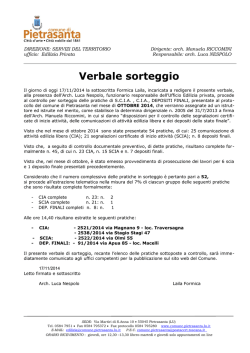Ottobre - Comune di Pietrasanta