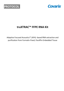 truXTRAC FFPE RNA Kit (pdf)