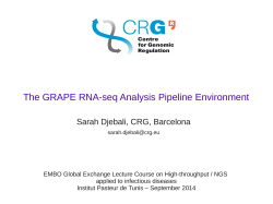 The GRAPE RNA-seq Analysis Pipeline Environment