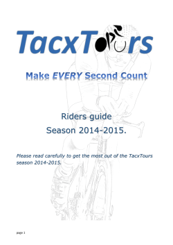 The Riders Guide