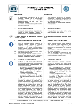 INSTRUCTION MANUAL DE/3M-3-EP