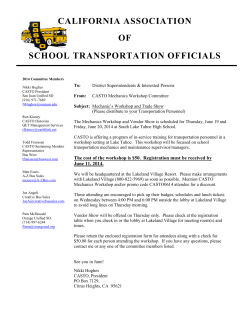 california association of school transportation officials