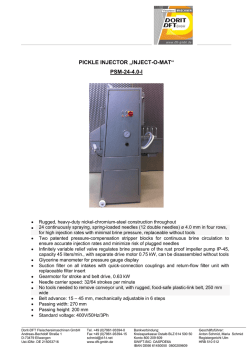 PICKLE INJECTOR „INJECT-O-MAT“ PSM-24-4.0-I
