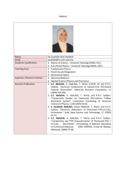 Siti Zaubidah binti Abdullah Email