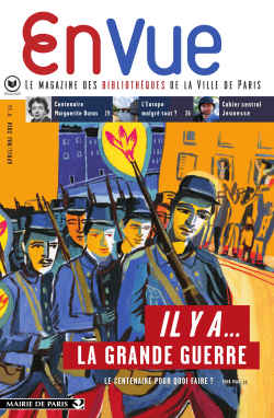 La Grande Guerre - Paris Bibliothèques