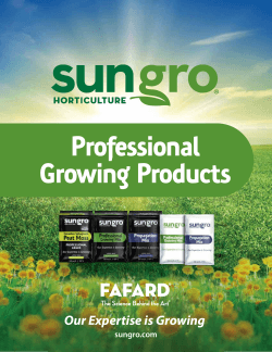 Professional Growing Products