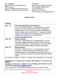 CH - Lyceum Club Internazionale di Locarno