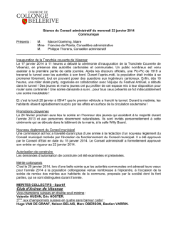 Séance non validée du Conseil administratif du 23 juillet 2009