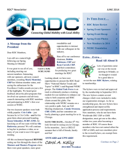 June 2014 - Relocation Directors Council