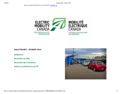 Février 2014 - Electric Mobility Canada