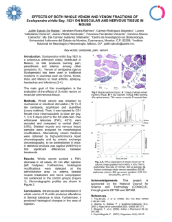 EFFECTS OF BOTH WHOLE VENOM AND VENOM FRACTIONS OF