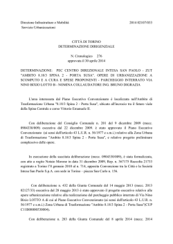 Direzione Infrastrutture e Mobilit&agrave; 2014 02107/033