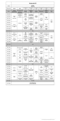 printable schedule - Bombardier Events website