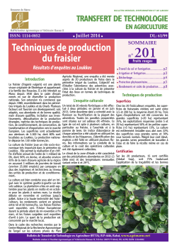Fichier PDF - Transfert de Technologie en Agriculture