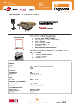 Fiche technique NCP220