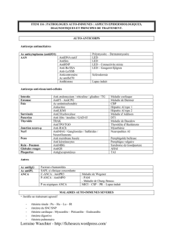 item 116 &ndash; pathologies auto-immunes aspects
