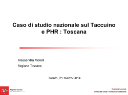 slide - Dal Taccuino al Personal Health Record