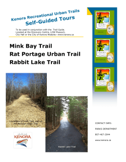 Mink Bay Trail Rat Portage Urban Trail Rabbit Lake Trail