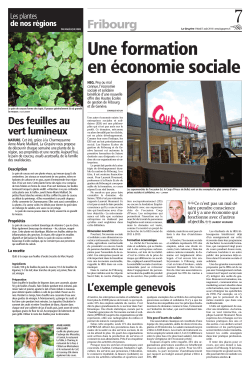 Journal La Gruyère, 05.08.2014