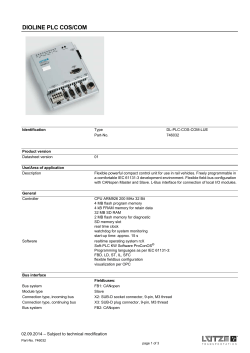 746032 Compact control Data sheet EN