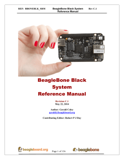 BeagleBone Black System Reference Manual